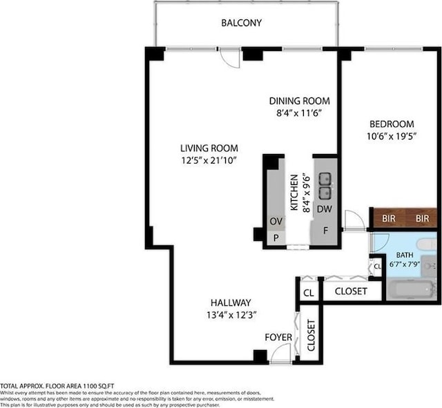 40 Brighton 1st Rd Unit 12H, Brooklyn, NY 11235 - floor plan / room layout