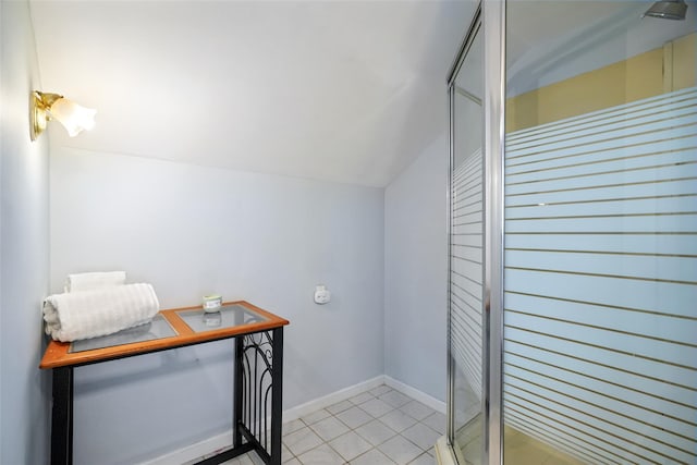329 Simpson Pl, Peekskill, NY 10566 - hall featuring vaulted ceiling and light tile patterned floors