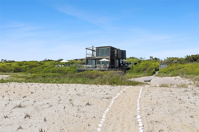 0 Atlantic Walk, Water Island, NY 11772 - view of yard featuring a balcony