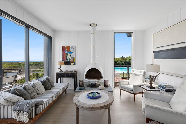 0 Atlantic Walk, Water Island, NY 11772 - living area with wood finished floors