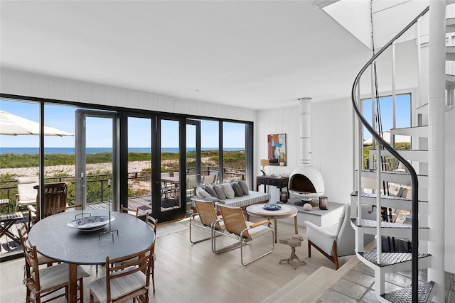0 Atlantic Walk, Water Island, NY 11772 - living area featuring healthy amount of natural light and light wood finished floors