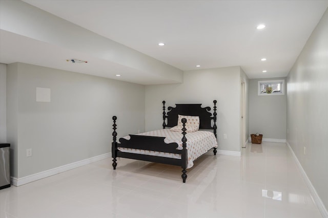 2 Undset Ct, Dix Hills, NY 11746 - bedroom with light tile patterned floors and recessed lighting