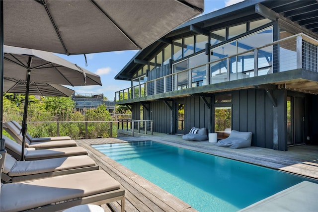 490 Tarpon Walk, Fire Island Pines, NY 11782 - view of outdoor pool