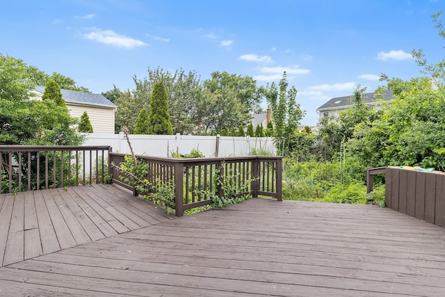 45 W 23rd St, Deer Park, NY 11729 - view of wooden deck