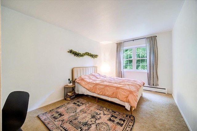 2 Colonial Rd Unit 158, Beacon, NY 12508 - bedroom with carpet and a baseboard heating unit