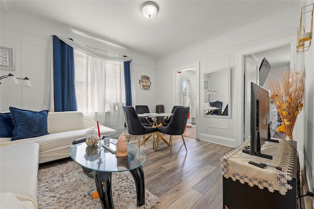 21-38 73rd St, Astoria, NY 11370 - living area featuring wood finished floors