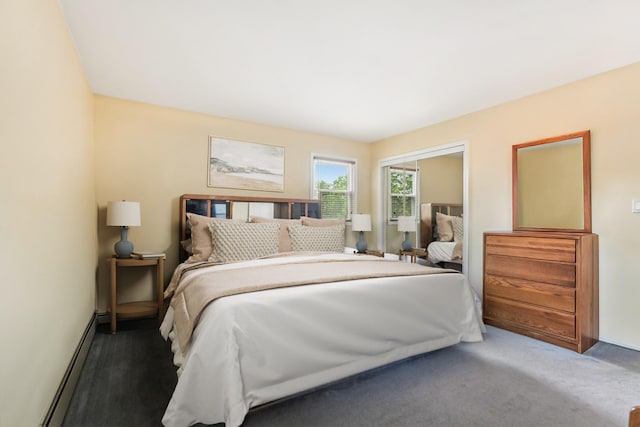 304 Cloverdale Ct, New Windsor, NY 12553 - carpeted bedroom with baseboard heating and baseboards