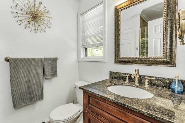14 Troy Ct, Northport, NY 11768 - full bathroom with toilet, vanity, and a shower
