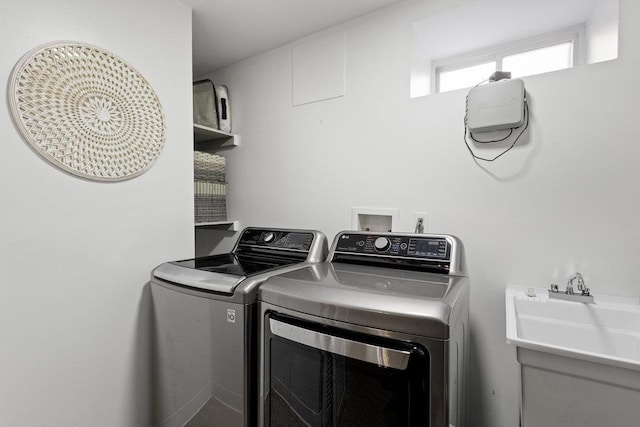 20407 29th Ave, Bayside, NY 11360 - washroom with washer and dryer