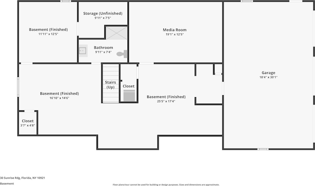 30 Sunrise Rdg, Florida, NY 10921 - floor plan / room layout
