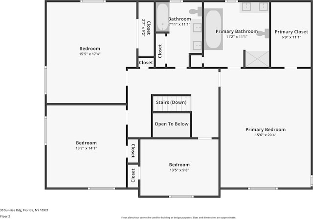 30 Sunrise Rdg, Florida, NY 10921 - property floor plan