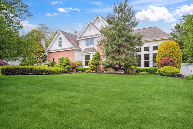 3 Sugar Maple Ct, Dix Hills, NY 11746 - view of front of house with a front yard and brick siding