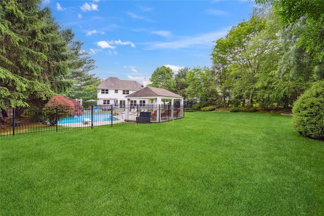 3 Sugar Maple Ct, Dix Hills, NY 11746 - view of yard featuring a patio and a gazebo