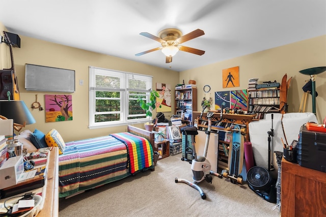 336 Mile Square Rd, Yonkers, NY 10701 - bedroom with carpet and a ceiling fan