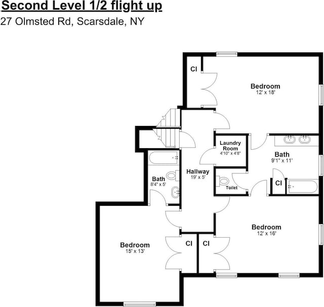 27 Olmsted Rd, Scarsdale, NY 10583 - view of home floor plan