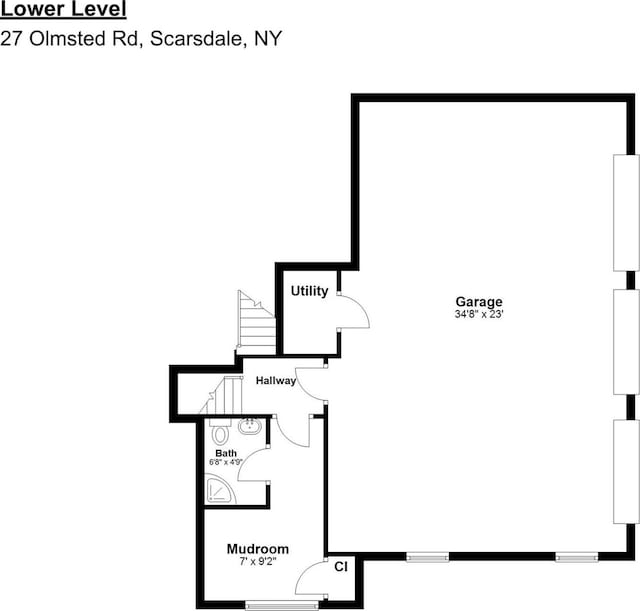 27 Olmsted Rd, Scarsdale, NY 10583 - floor plan / room layout