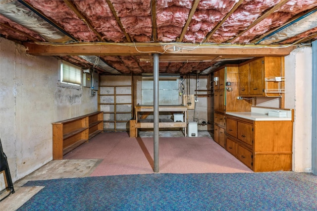 4 Roland Ct, Nanuet, NY 10954 - unfinished basement with electric panel