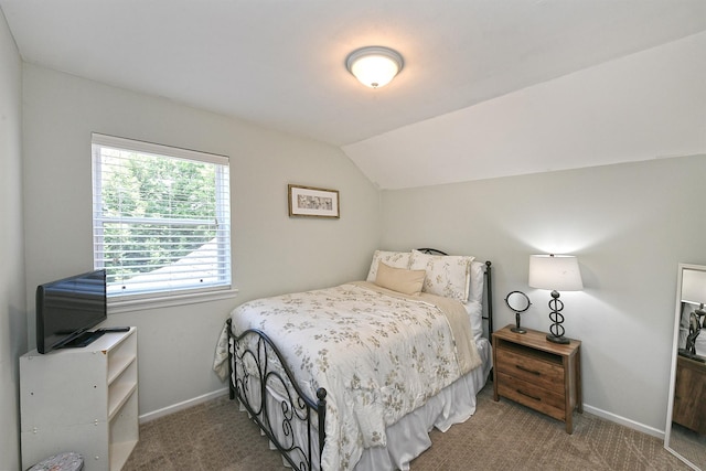 8 Thunder Rd, Miller Place, NY 11764 - bedroom with carpet, baseboards, and lofted ceiling