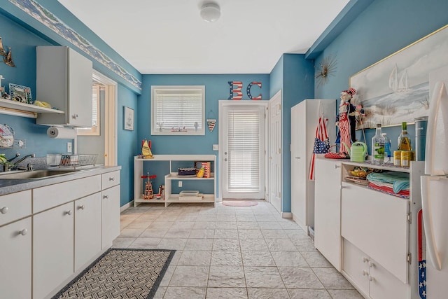 6 Ring Neck Ct, Wading River, NY 11792 - kitchen featuring white cabinets, open shelves, and light countertops
