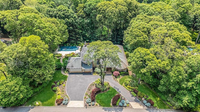 6 Ring Neck Ct, Wading River, NY 11792 - view of property location featuring a forest