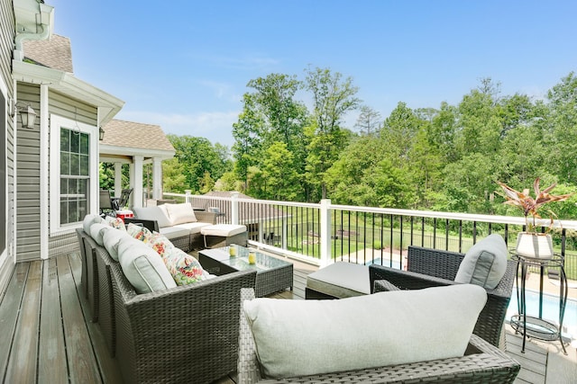 226 Windsor Rd, Fishkill, NY 12524 - deck with an outdoor living space