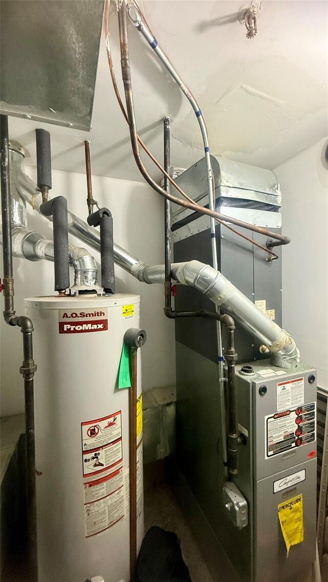 8510 Elmhurst Ave Unit 6B, Elmhurst, NY 11373 - utility room with gas water heater