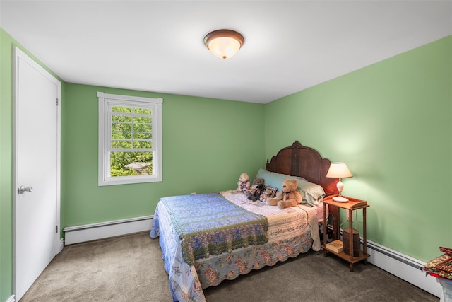 2410 Bruynswick Rd, Wallkill, NY 12589 - carpeted bedroom with baseboard heating