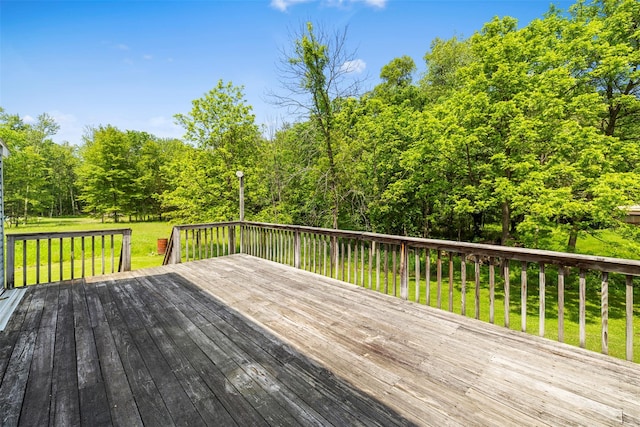 2410 Bruynswick Rd, Wallkill, NY 12589 - deck with a lawn