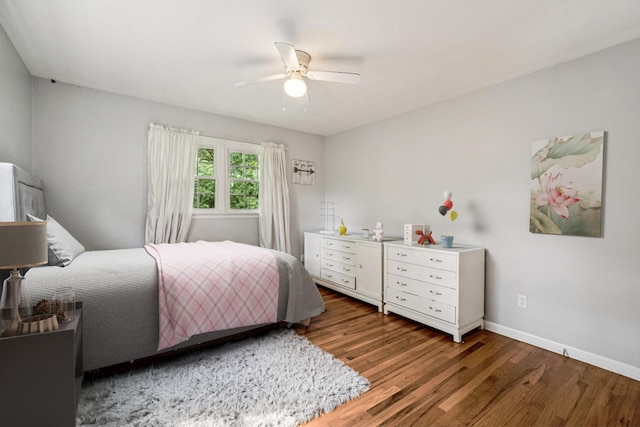 26 Crown Hill Rd, Wappingers Falls, NY 12590 - bedroom featuring wood finished floors and ceiling fan