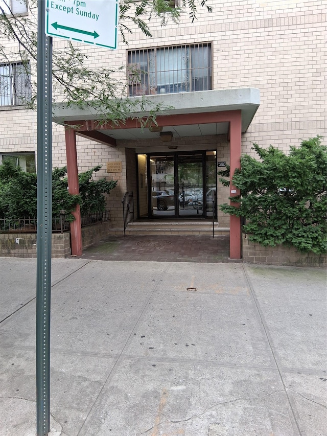 134-46 Maple Ave Unit 1C, Flushing, NY 11355 - property entrance with brick siding