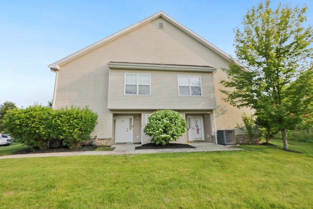 1080 Maggie Rd Unit 12-9, Newburgh, NY 12550 - view of front of property with a front lawn and central air condition unit