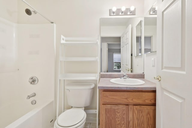 1080 Maggie Rd Unit 12-9, Newburgh, NY 12550 - bathroom featuring vanity, toilet, and bathing tub / shower combination