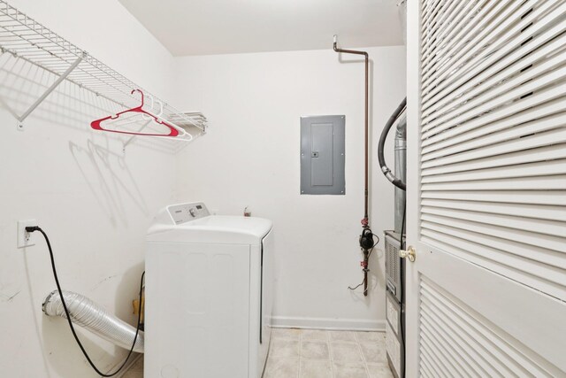 1080 Maggie Rd Unit 12-9, Newburgh, NY 12550 - laundry room with washer / clothes dryer, electric panel, and baseboards