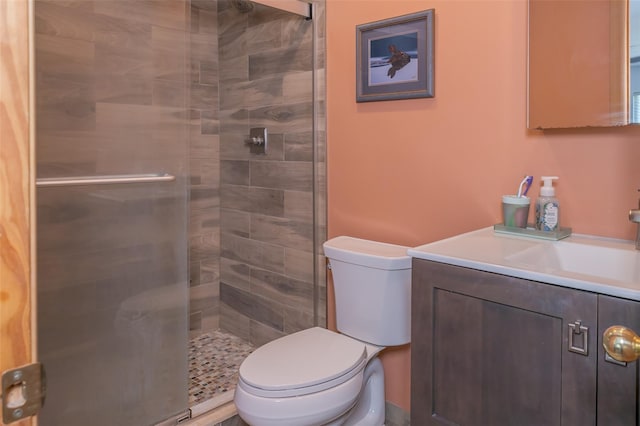 15 Candlestick Ct, Warwick, NY 10990 - full bath with a stall shower, toilet, and vanity