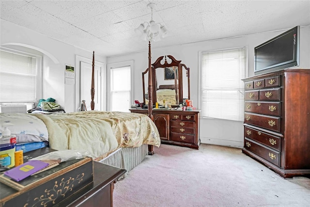 11480 178th Pl, Addisleigh Park, NY 11434 - bedroom with carpet flooring, arched walkways, and cooling unit