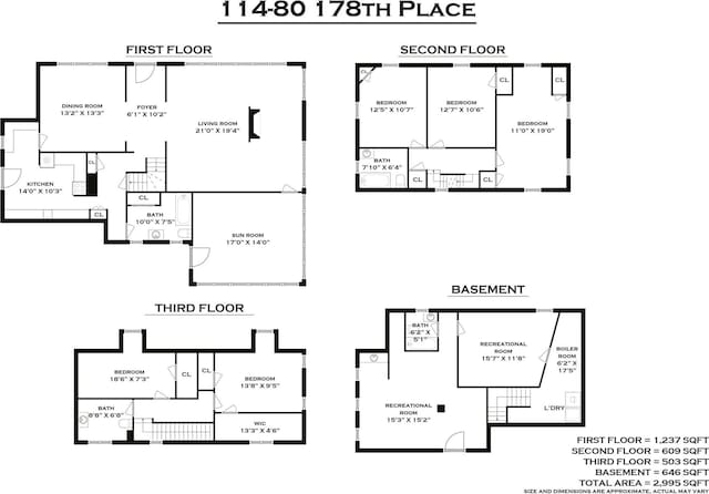 11480 178th Pl, Addisleigh Park, NY 11434 - room layout