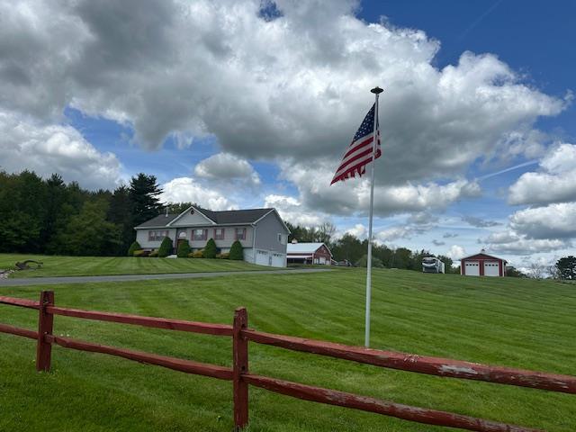6452 State Route 52, Lake Huntington, NY 12752 - view of yard featuring a view of countryside