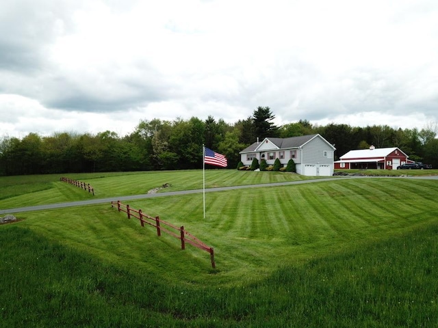 6452 State Route 52, Lake Huntington, NY 12752 - view of grassy yard with driveway and a rural view