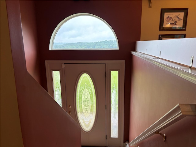 6452 State Route 52, Lake Huntington, NY 12752 - entrance foyer featuring stairs