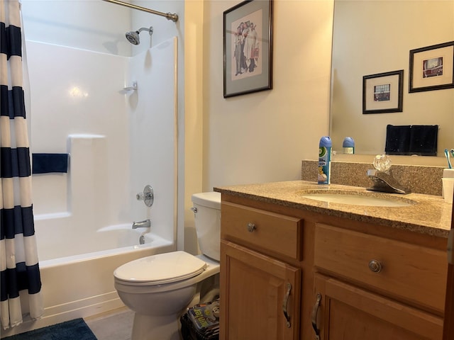 6452 State Route 52, Lake Huntington, NY 12752 - full bath featuring vanity and shower / bath combo with shower curtain