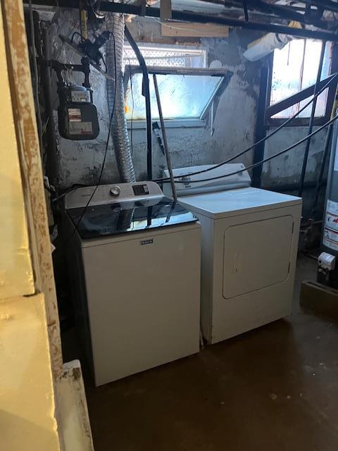 5436 Nurge Ave, Maspeth, NY 11378 - washroom with washer and dryer