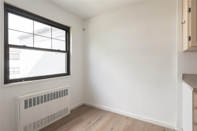 67-09 136th St Unit B, Kew Garden Hills, NY 11367 - empty room featuring radiator and light wood finished floors