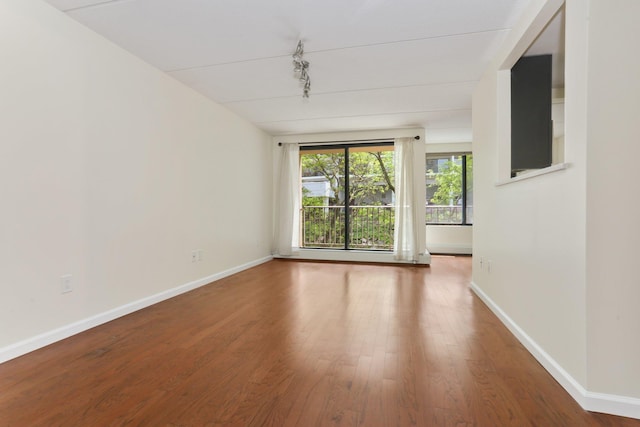 1155 Warburton Ave Unit 4G, Yonkers, NY 10701 - empty room featuring baseboards and wood finished floors