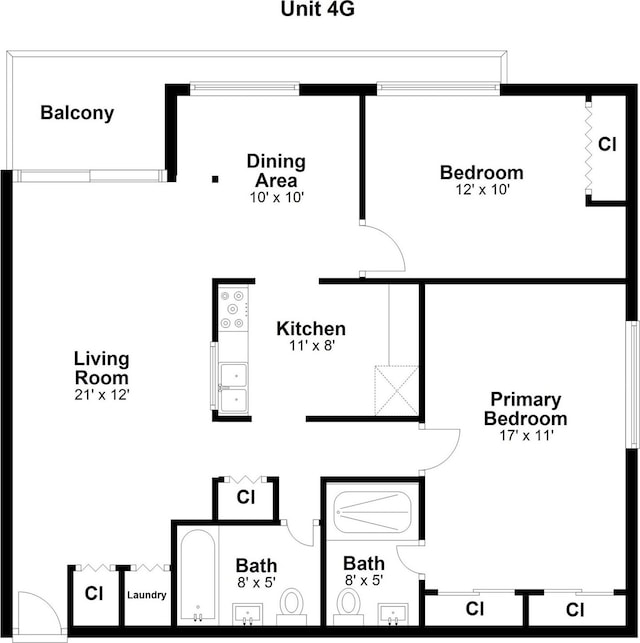 1155 Warburton Ave Unit 4G, Yonkers, NY 10701 - view of floor plan / room layout