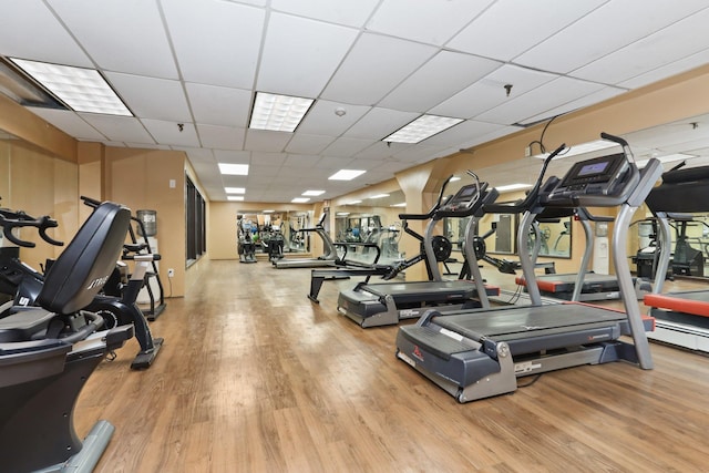 1155 Warburton Ave Unit 4G, Yonkers, NY 10701 - workout area with wood finished floors
