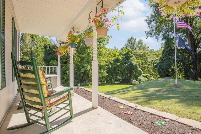 2 Joseph St, West Haverstraw, NY 10993 - view of patio featuring view of scattered trees