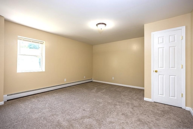 2 Joseph St, West Haverstraw, NY 10993 - spare room with baseboard heating, carpet flooring, and baseboards