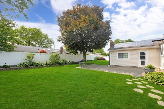 53 Wiltshire Dr, Commack, NY 11725 - fenced backyard featuring a patio