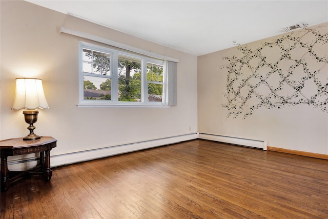 53 Wiltshire Dr, Commack, NY 11725 - unfurnished room with wood finished floors and baseboards