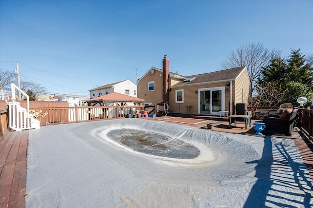 22 Cheshire Rd, Inwood, NY 11096 - view of pool with a deck